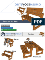 Monte Você Mesmo Banco Que Vira Mesa