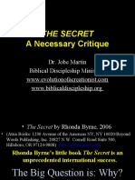 The Secret: A Necessary Critique