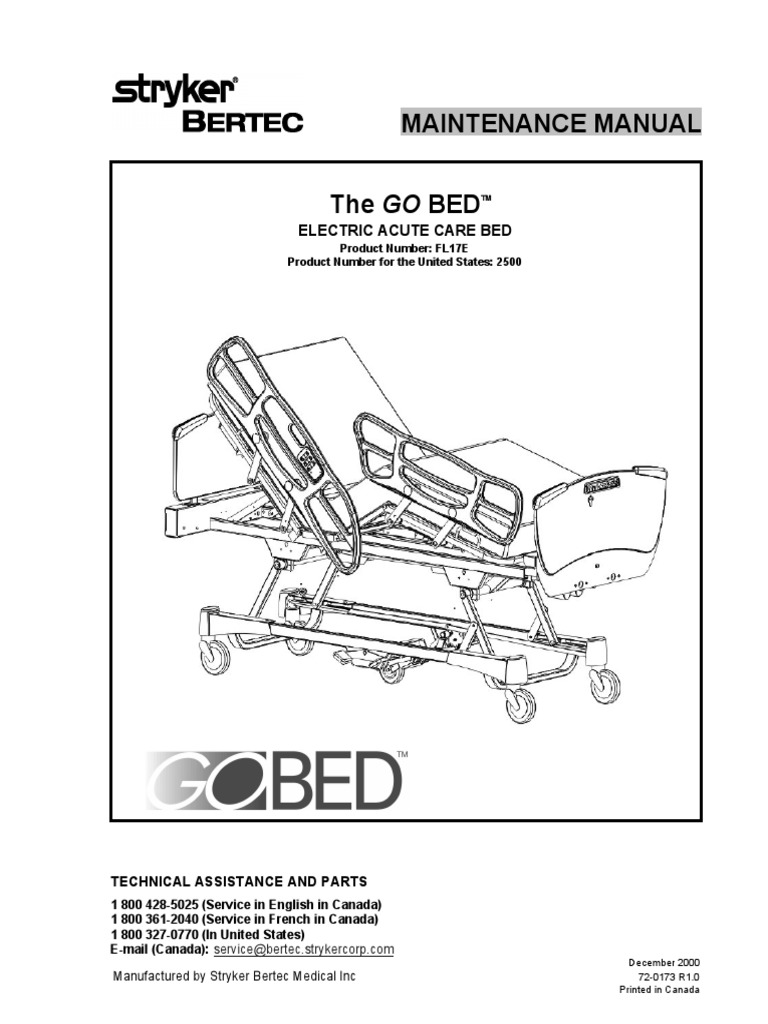 Bed Stryker Fl 14 | Electrical Connector | Infection Control
