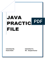 Java Practical File