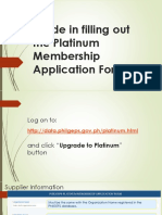 Platinum Membership Guide