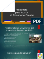 Propuesta Contra El Abandono Escolar