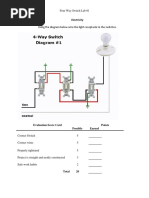 4 Way Switch Wiring Diagrams | PDF | Electrical Wiring | Switch