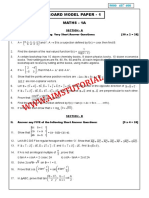 Mathematics 1a Model Papers (3)