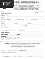 Download Planilla de Solicitud de Inscripcion_Rescate Barcelona_2010 by Brigada de Rescate Barcelona SN38139600 doc pdf