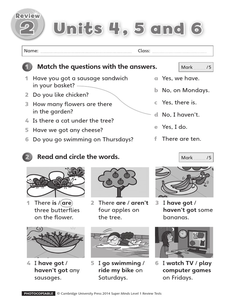 Super Minds 1 Unit 3