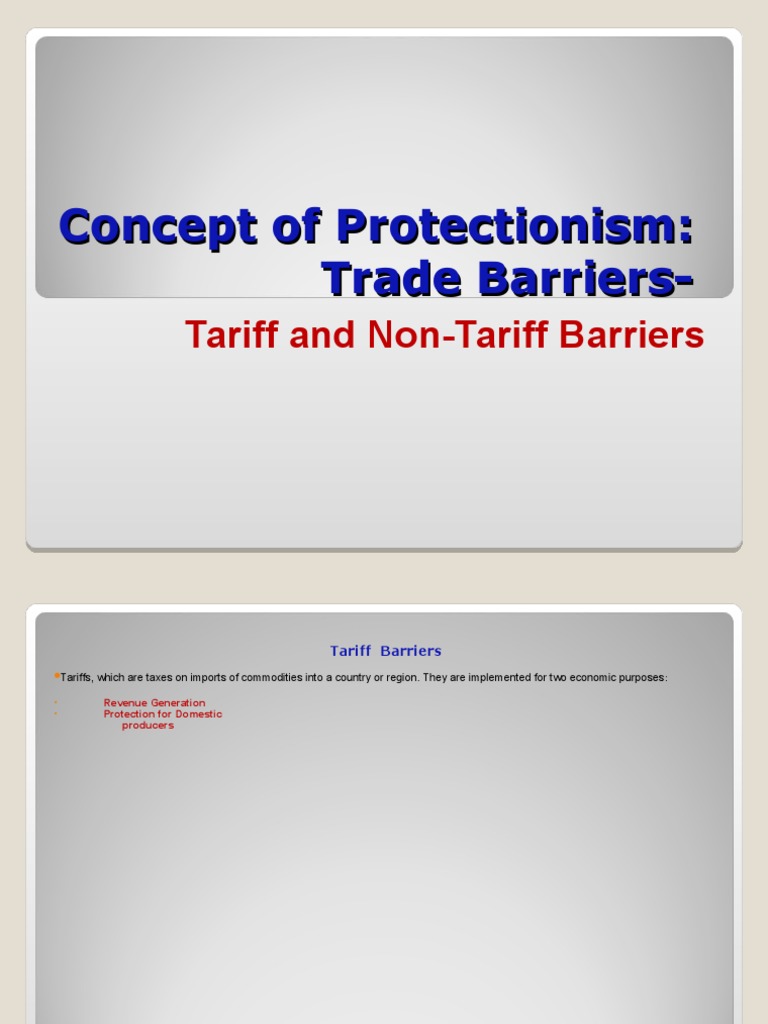 Understanding Protectionism and Trade Barriers | PDF | Dumping (Pricing ...