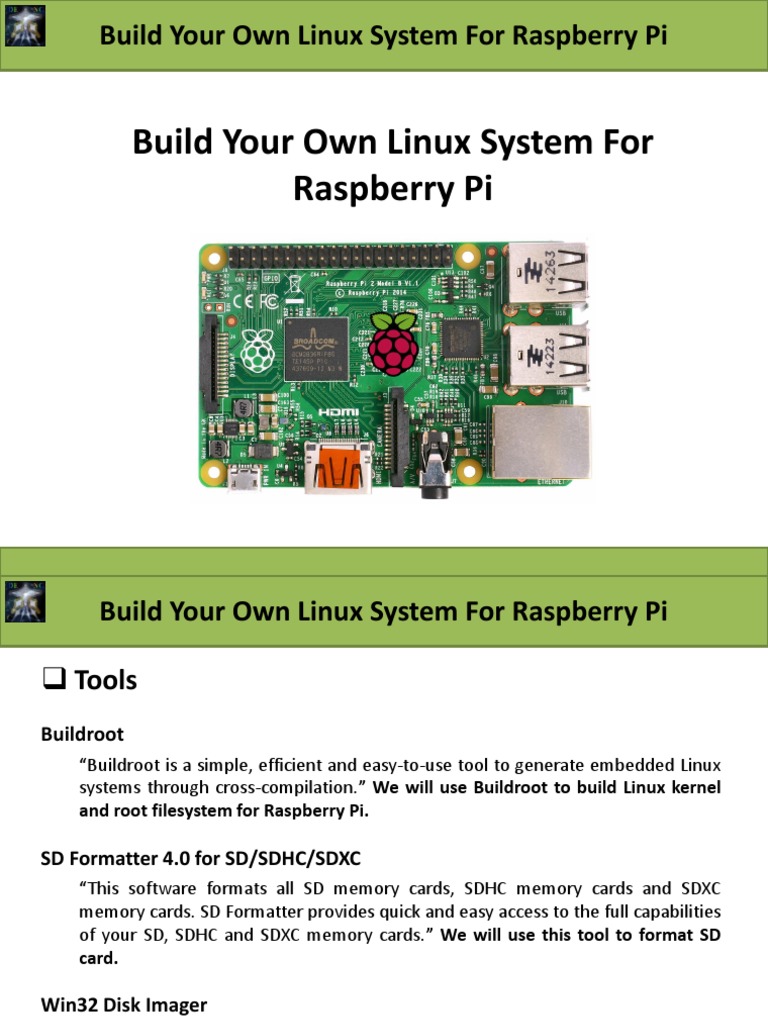 Build Your Own Linux System For Raspberry Pi - Jie Deng PDF | PDF ...