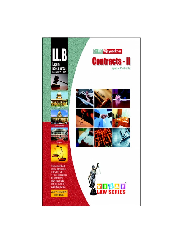 Contracts 2 Special Contracts | PDF | Guarantee | Indemnity