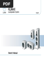 Linn Klimax 345 Owners Manual