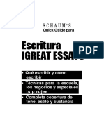 Schaum's Quick Guide To Essay Writing (Spanish) PDF
