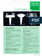 Sylvania Twist-Pak Post Top Decorator Models Spec Sheet