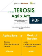 Heterosis: Agri X Arts (A Presentation About AGRA: A New Musical)