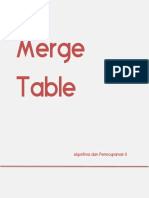 Merge Table