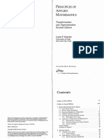 Principles of Applied Math (Math 641) PDF