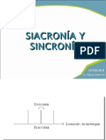 Diacronía y Sincronía