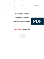 Eurocode 1, Part 1.7 Background Document