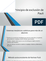 Principio de Exclusión de Pauli