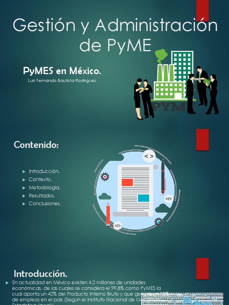 Desafíos y Oportunidades de las PyMES en México | PDF | Pequeñas y ...