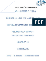 Resumen de Unidad 4 - Fundamentos de Química