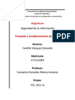 Firewall y Reglas - Castillo Vazquez Eduardo