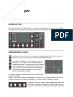 Note Looper User Manual