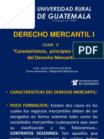 Derecho Mercantil i Clase 3