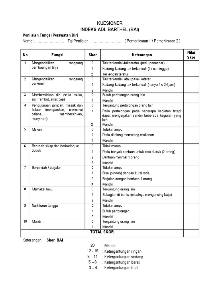 ASSESSING DAILY LIVING SKILLS PDF