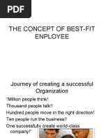 The Concept of Best-fit Enployee