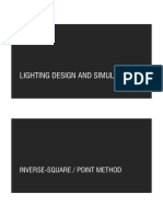 Arch 143 Lighting Design Calculations