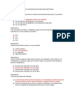 Examen de Ergonomia y Psicosociología Aplicada