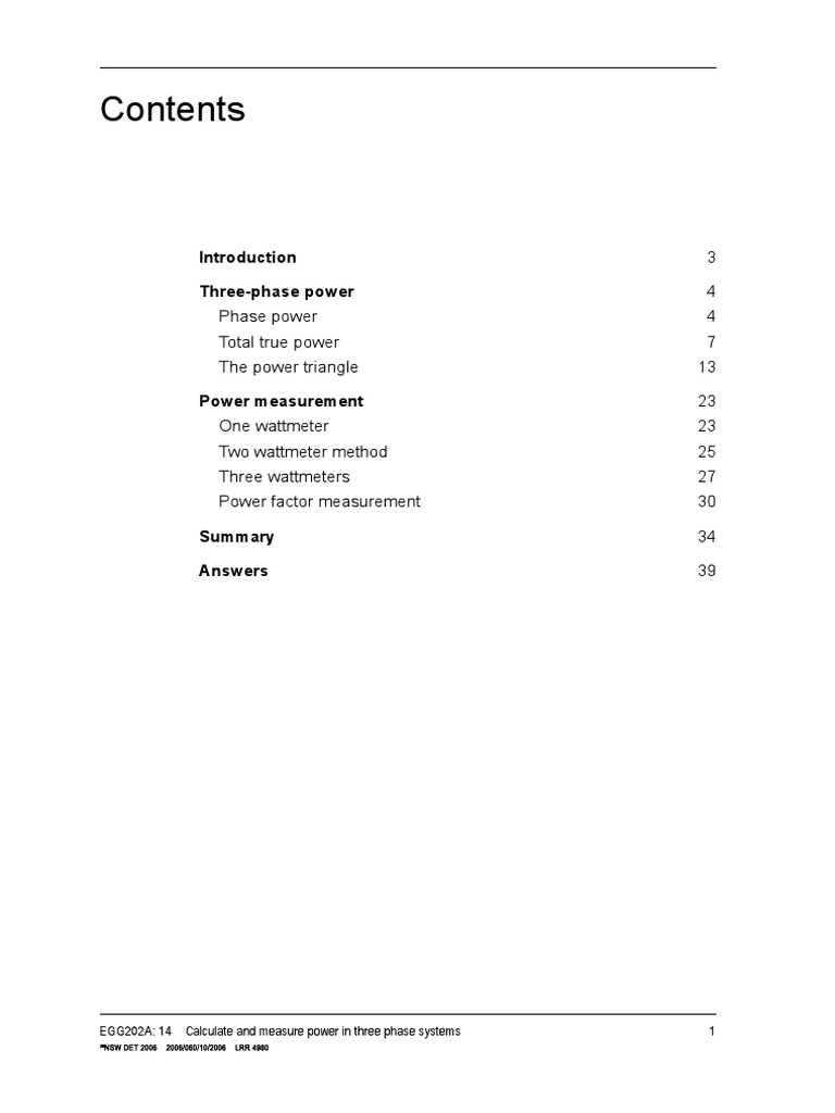 Three-Phase Lecture | PDF | Ac Power | Electrical Impedance