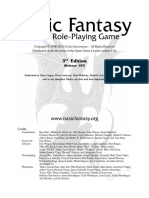 Basic Fantasy RPG Rules r107