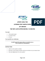 JETSET Level 2 Listening SAMPLE (JET Version)