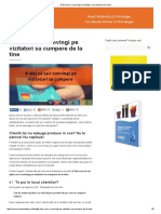 8 Idei Ca Sa-I Convingi Pe Vizitatori Sa Cumpere de La Tine PDF