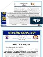 Certificate of Acceptance: Schools Division Office of Catbalogan City