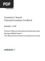 Examiners' Report Principal Examiner Feedback January 2018