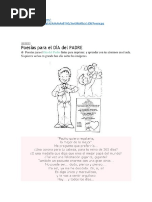 Poesias Para El Dia Del Padre