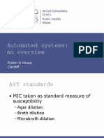 Automated Systems: An Overview: Robin A Howe Cardiff
