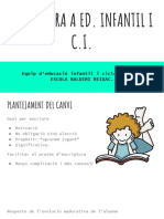 Escriptura A Educació Infantil I Cicle Inicial