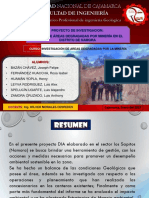 Proyecto de Investigacion Estudio de Áreas Degradadas Por Minería en El Distrito de Namora