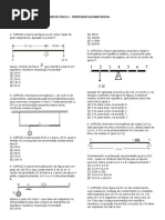 Exercícios de Estática Corpo Extenso