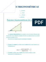 Razones Trigonométricas