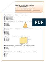 6º Básico Prueba Final Matematica