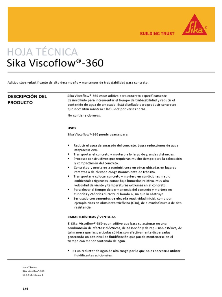 Sika Viscoflow®-32 : Sika ViscoFlow®-615 KE – EILBI