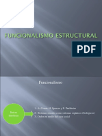Presentación 1 (Funcionalismo Estructutural)