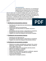 Distribución de La Documentación