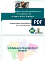 Política Municipal de Salud Sexual y Reproductiva de Los Adolescentes Secretaria de Salud de Medellín