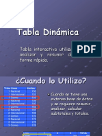 Tabla Dinámica