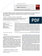 Sustainable MSD Prevention Management For Continuous Improveme - 2010 - Applied PDF